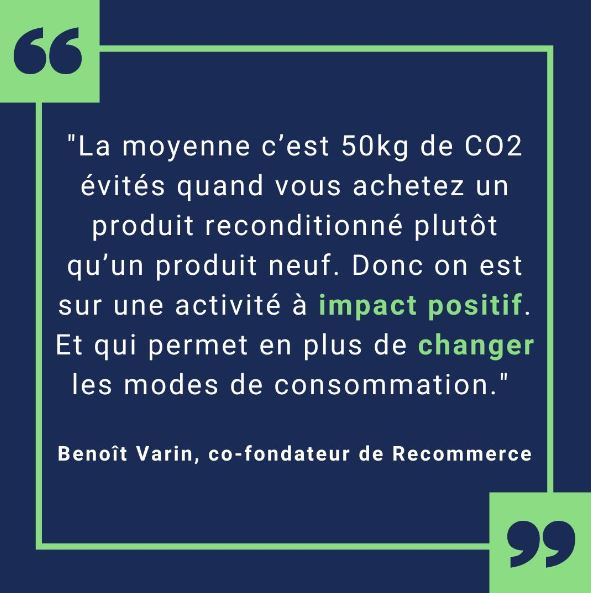 [Podcast] L’Empreinte 🎧 Citation tirée de l&rsquo;épisode avec Benoît Varin, co-fondateur de&nbsp;Recommerce
